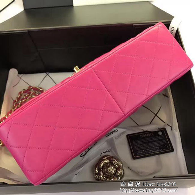 香奈兒CHANEL 升級版A1113全新經典小羊皮金銀鏈條單肩斜挎包 DSC1757